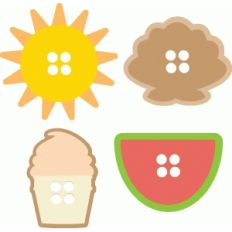 summer buttons