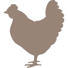 chicken silhouette