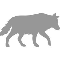 wolf silhouette