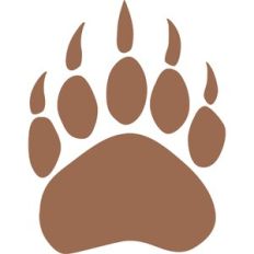bear paw print