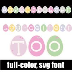 Egg-Cellent Too Color Font
