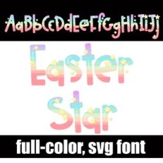 Easter Star Color Font