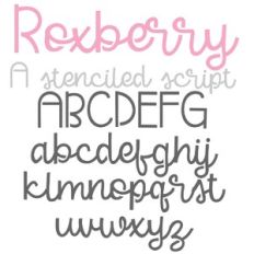 ZP Roxberry Stencil
