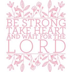 be strong