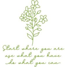 start where you are