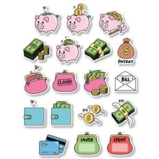 Saving Money Planner Stickers