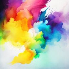 Pastel Watercolor Background Pattern