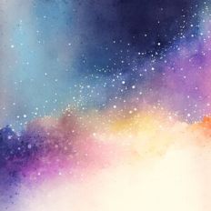 Starry Night Background Pattern