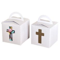 Scallop Foldover Box with Cross Window