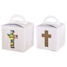 Foldover Box with Cross Window