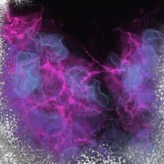 Alcohol Ink Background With Silver Glitter Effect