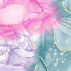 Alcohol Ink and Gold Background