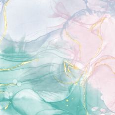 Pastel Alcohol Ink and Gold Background