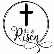 He Is Risen Cross Word Circle