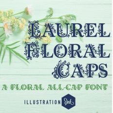 PN Laurel Floral Caps