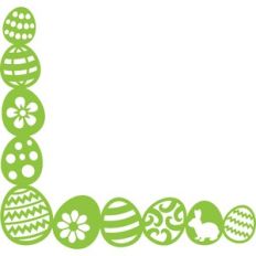 easter eggs corner