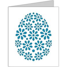 easter flowers card