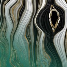 liquid marble green pattern