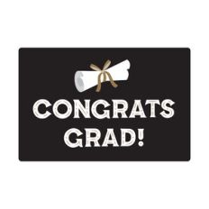 Congrats Grad! Print and Cut