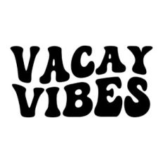 Vacay Vibes, Retro and Groovy style
