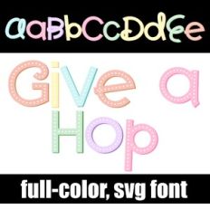 Give a Hop Color Font