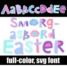 Smorgasbord Easter Color Font