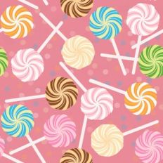 Lollipops Seamless Pattern