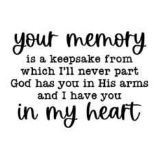 your memory is a keepsake from which i'll never part