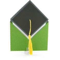 A2 Graduation Cap Card