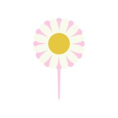 Daisy Cupcake Topper