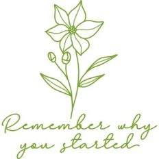 remember why you started