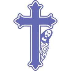 Jesus Peeking Cross