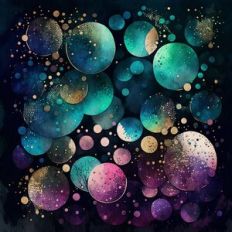 Abstract Glitter Watercolor Background Pattern