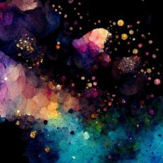 Glitter Watercolor Background Pattern