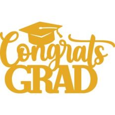 Congrats Grad Cake Topper