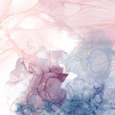 Alcohol Ink and Gold Foil Background Pattern
