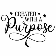 Created With A Purpose Quote