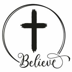 Believe Cross Word Circle