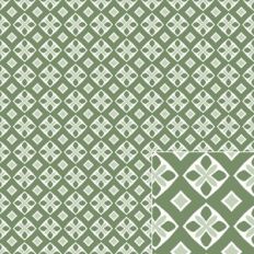 Sage Green Tiled Abstract Flower Printable Background Pattern