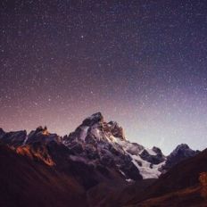 Mountain Night Sky