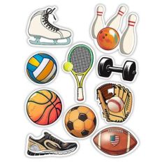 Sports Element and Equipment Planner Sticker