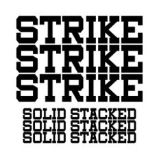 BFC Strike Solid Stacked Sports Font
