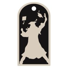 Graduate Girl Gift Tag
