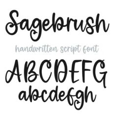Sagebrush Font