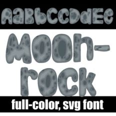 Moonrock Color Font
