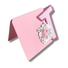 CARD T WITH FLOWERS