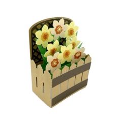 Daffodil Garden Box Card