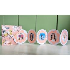 flower frame accordion card and envelope
