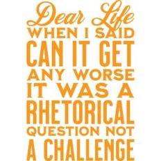 dear life