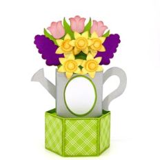 Flower Pail Pop Up Card